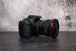 Canon 17-40mm f/4.0 Camera Lens attached to a Canon EOS Rebel T7 camera body