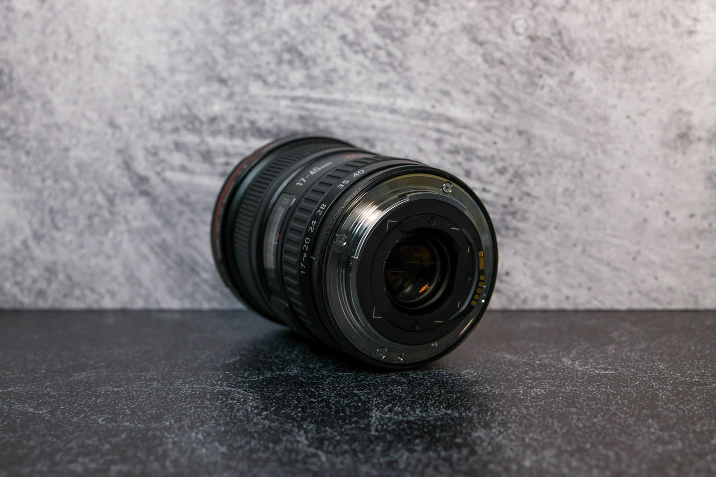 Rear element end of Canon 17-40mm f/4.0 Camera Lens